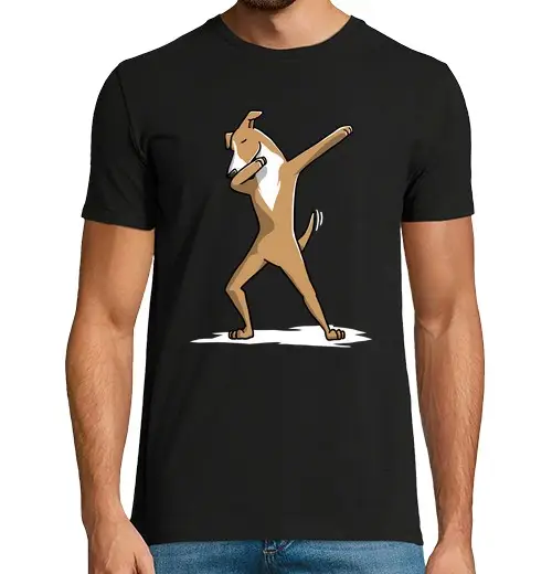 T-shirt uomo manica corta Dog Greyhound Italian Dab!
