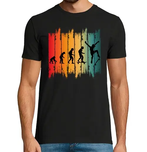 Tostadora Maglia uomo manica corta evoluzione skateboard