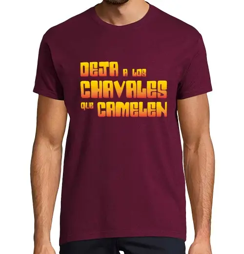 T-shirt uomo manica corta Lascia che siano los les che cam elle n