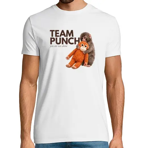 T-shirt uomo manica corta maglietta team punch