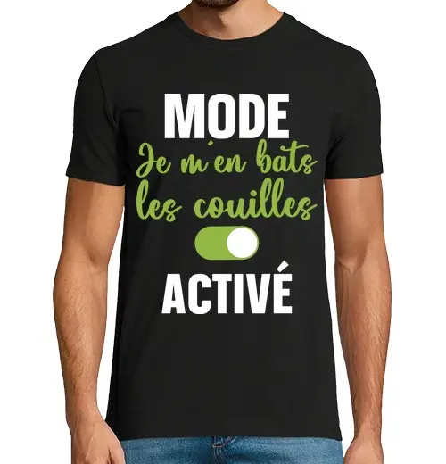 T-shirt uomo manica corta moda non me ne frega un cazzo regalo or