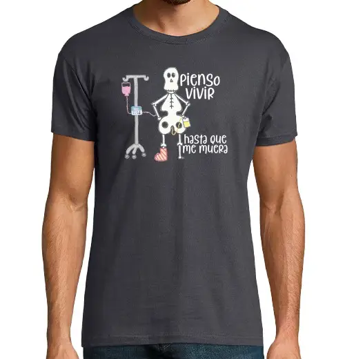 T-shirt uomo manica corta monseletto di haxa salù