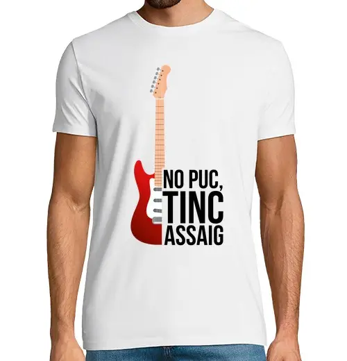T-shirt uomo manica corta no puc tinc ass aig