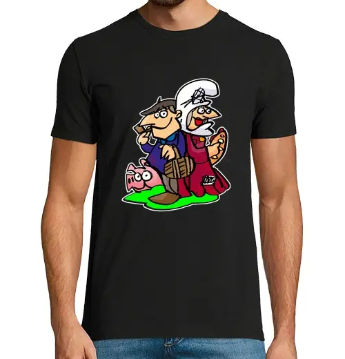 T-shirt uomo manica corta olenzero eta mari domingi