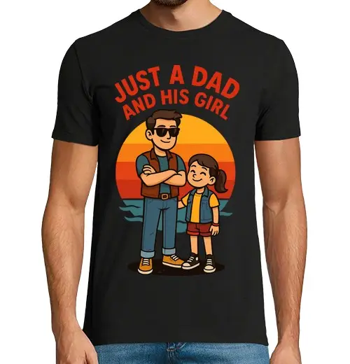 T-shirt uomo manica corta padre e figlia los o in les