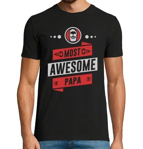 T-shirt uomo manica corta papà