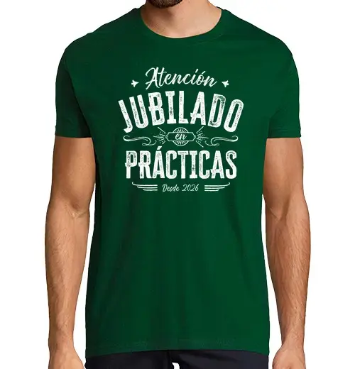 T-shirt uomo manica corta pensionato in prova 2026