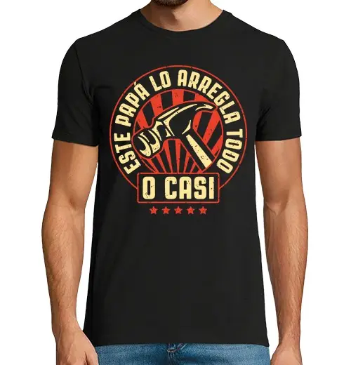 T-shirt uomo manica corta questo papà sistema tutto regali per la festa del papà