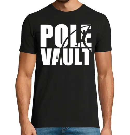 T-shirt uomo manica corta salto con l39asta