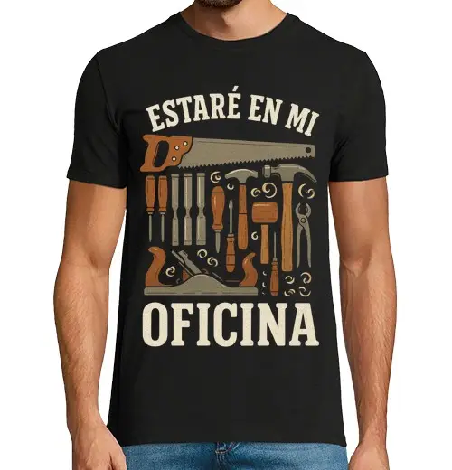 T-shirt uomo manica corta Sarò star of mia auto da ufficio pin