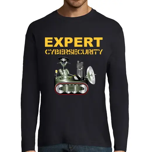 T-shirt uomo manica lunga ciberexperto