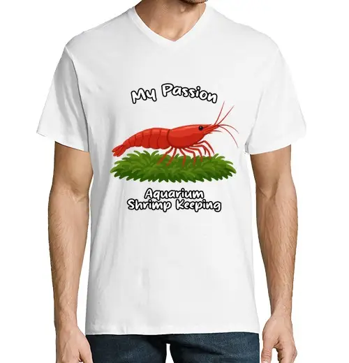 T-shirt uomo scollo a V lover della ciliegia rossa