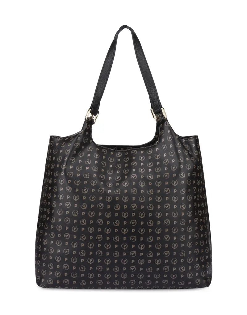 Tote bag Heritage Soft Relief NERO/NERO, one_size, Pollini