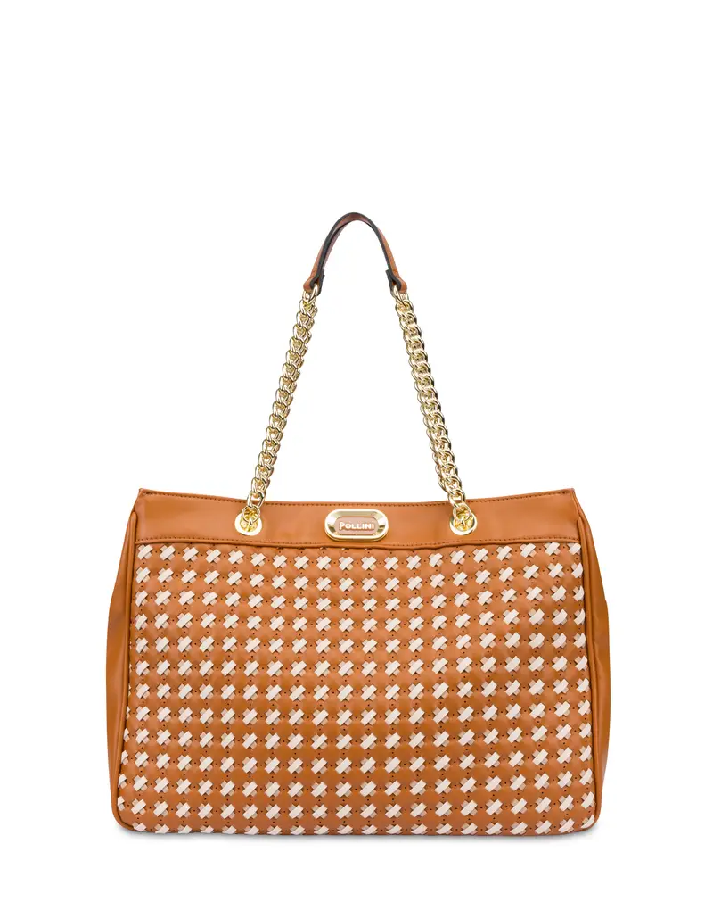 Tote bag Saturday SABBIA/AVORIO/CUOIO, one_size, Pollini