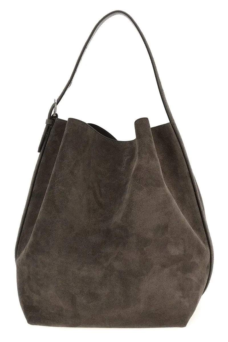 Borsa A Spalla Belted Tote Grigio