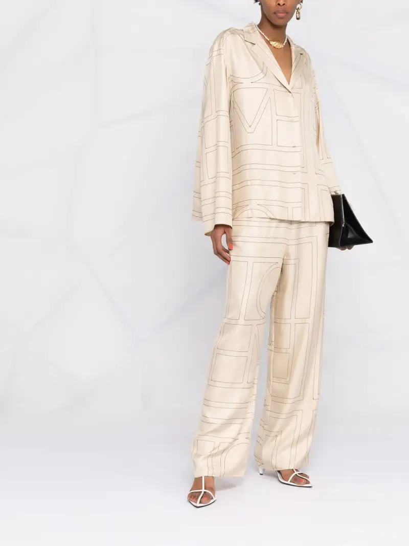 Camicia Sanville toteme BEIGE miniatura 3