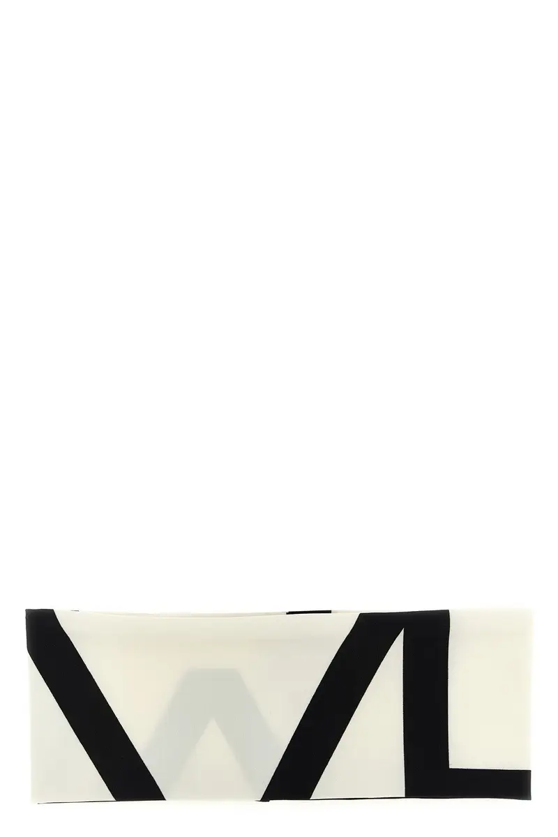 Fascia Per Capelli Monogram Bianco