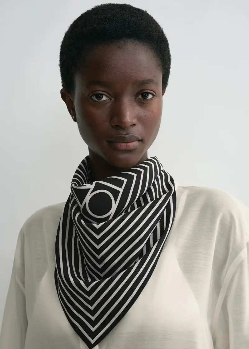 Foulard raffinato e versatile MULTICOLOR miniatura 2