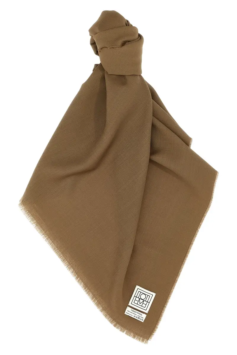 Sciarpa Lana Marrone