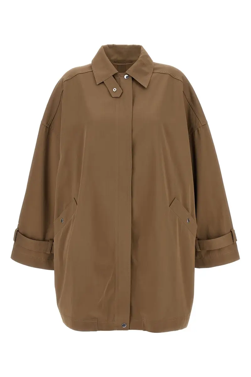 Trench Cotone Marrone