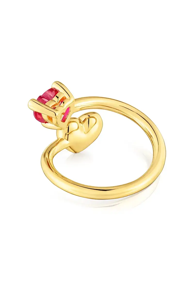 anello in argento placato in oro 1004327011 miniatura 3