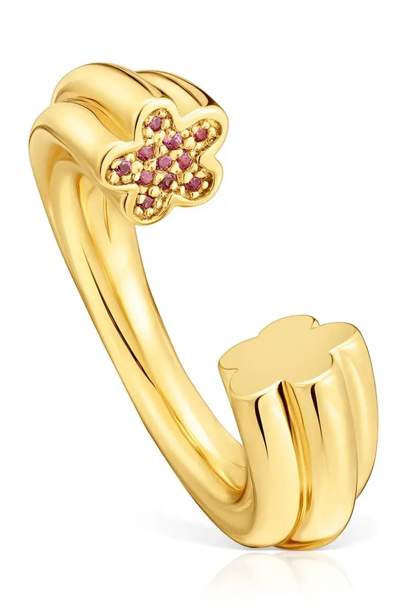 anello in argento placato in oro 1950 1004243311