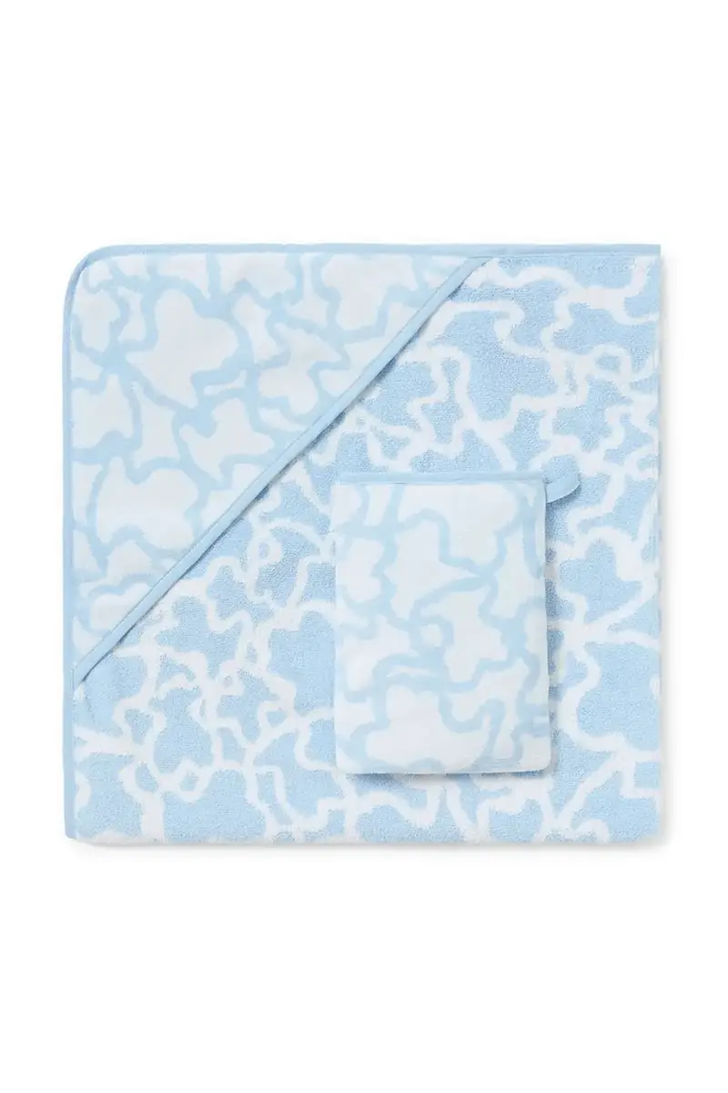 asciugamano in cotone per neonati RUS RUS.03 Blu