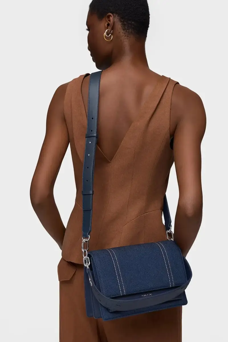 borsetta AUDREE colore blu 2002303733 miniatura 5