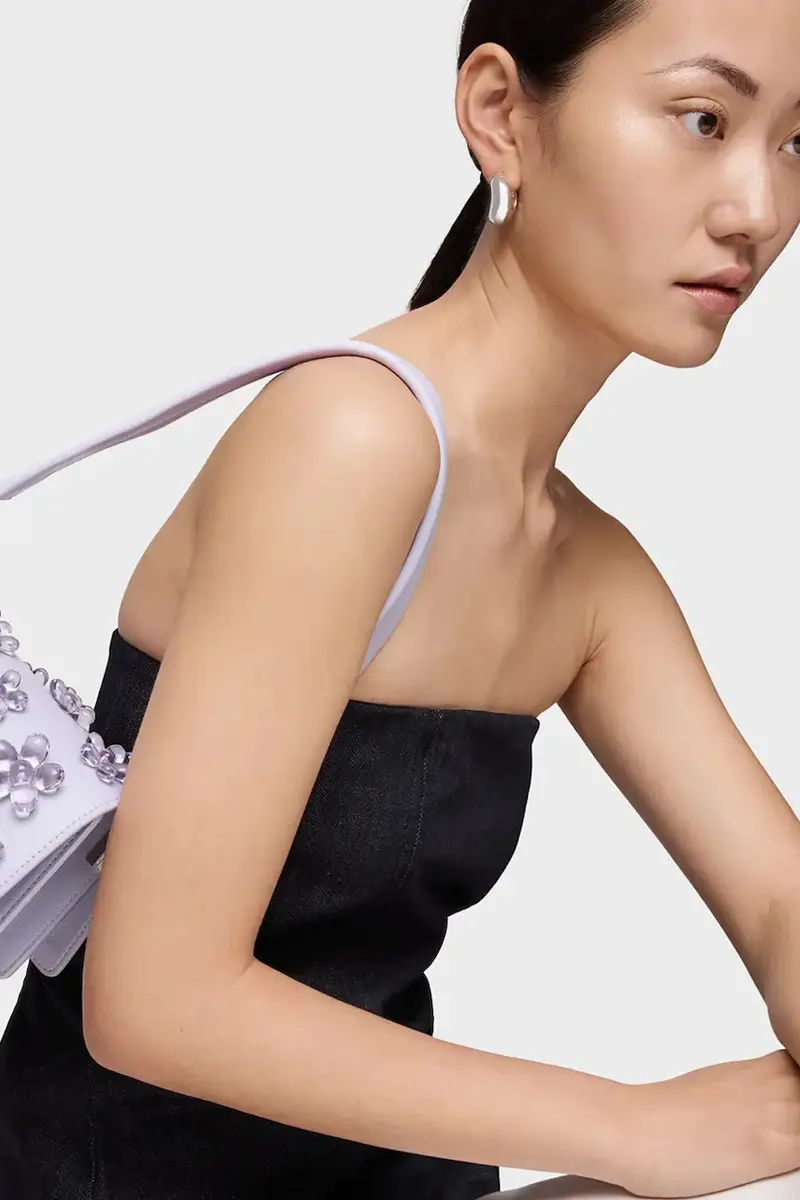 borsetta AUDREE colore violetto 2002286268 miniatura 4