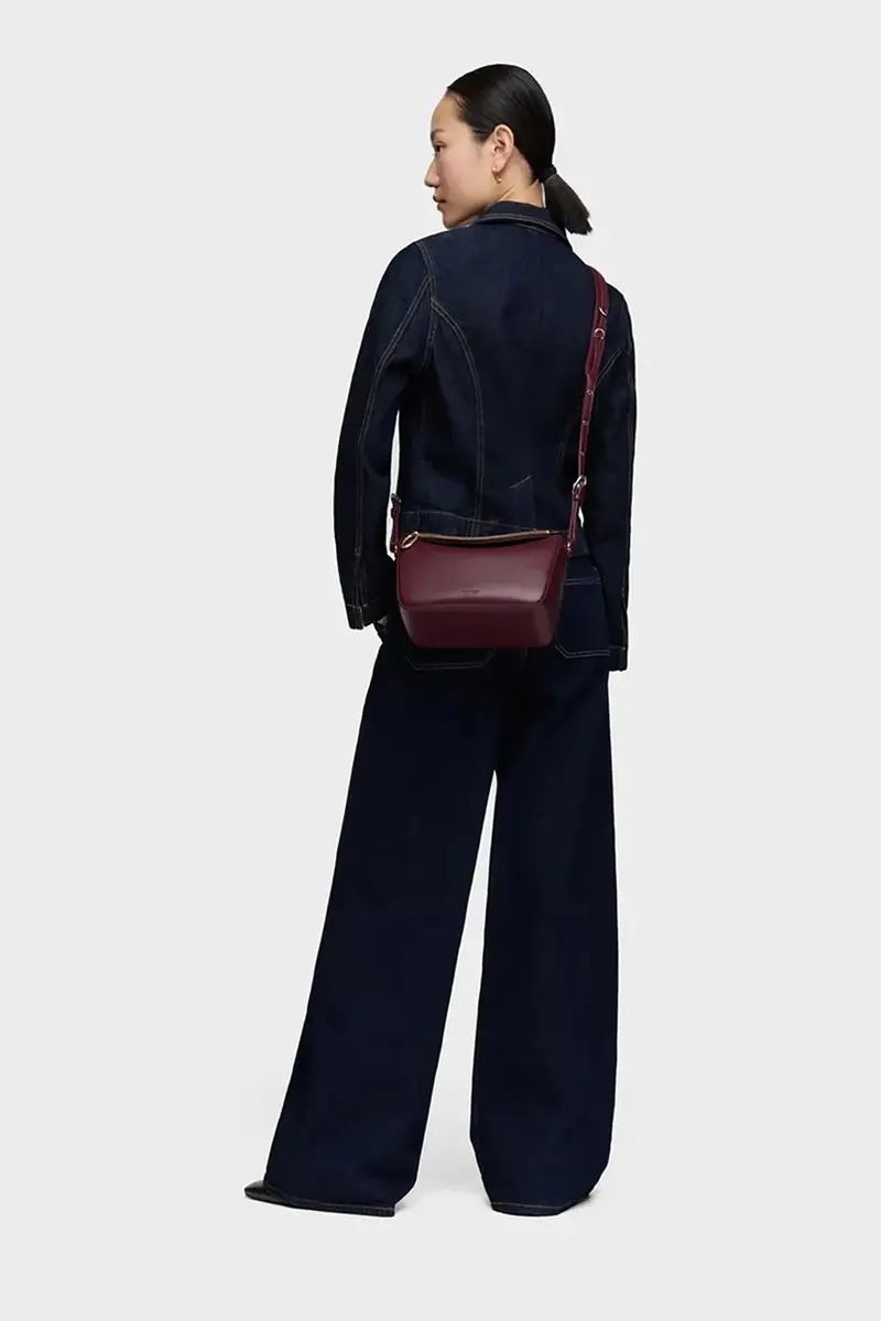 borsetta CITY colore granata 2002302921 miniatura 5