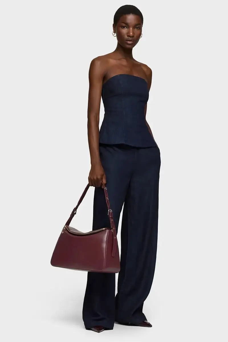 borsetta CITY colore granata 2002303321 miniatura 5