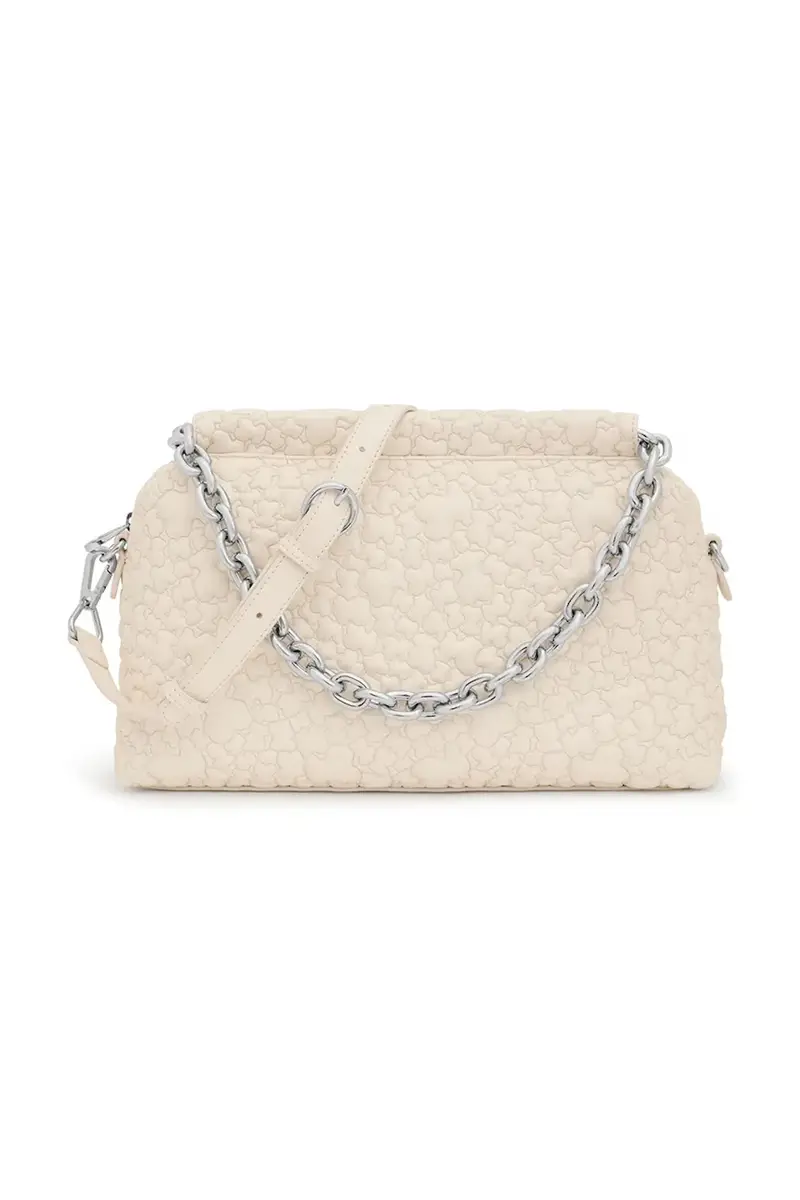 borsetta JANE PUFFY BEAR colore beige 2002132302