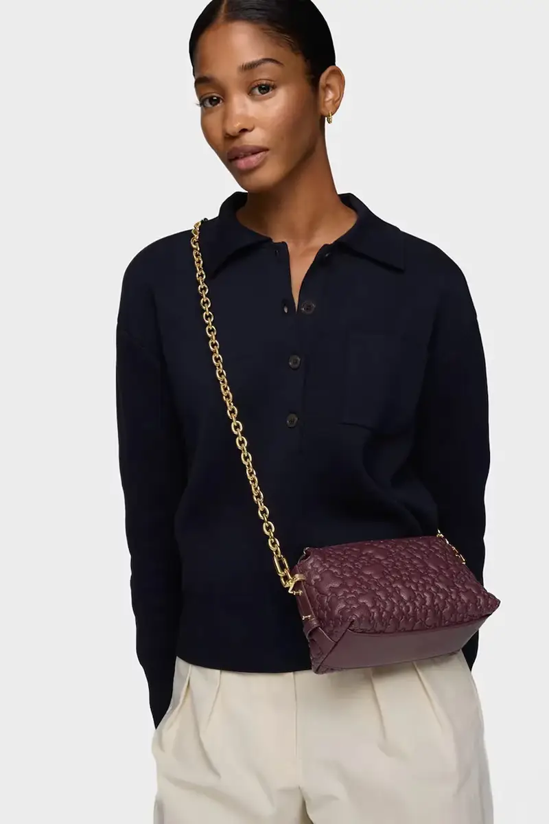 borsetta Puffy Bear colore granata 2002305021 miniatura 4