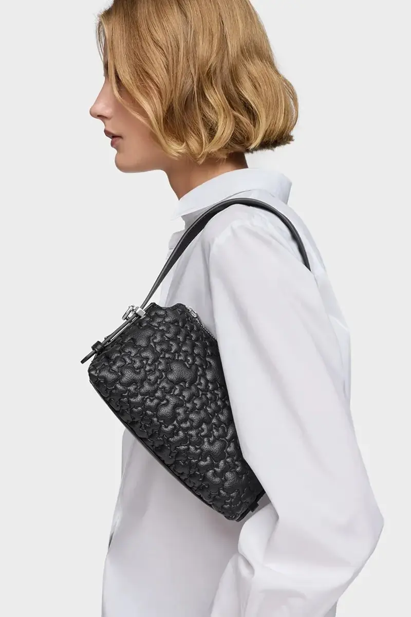 borsetta Puffy Bear colore nero 2002305051 miniatura 4