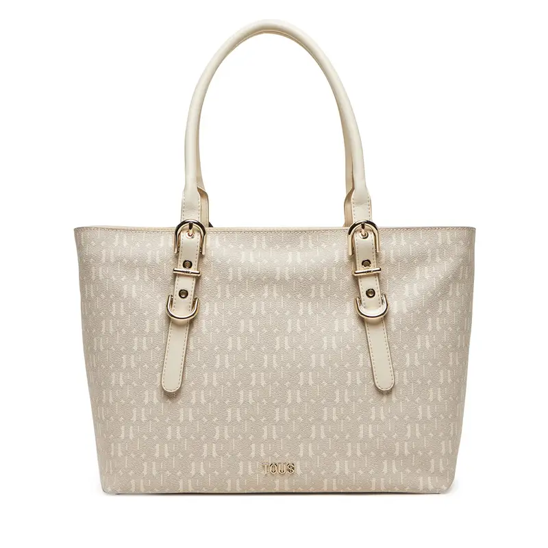 Borsetta TOUS Buckles Silhouette 2002201901 Beige