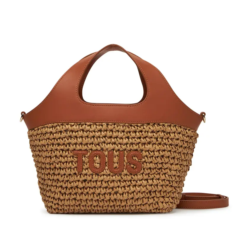 Borsetta TOUS Lirio Rafia 2002205343 Marrone
