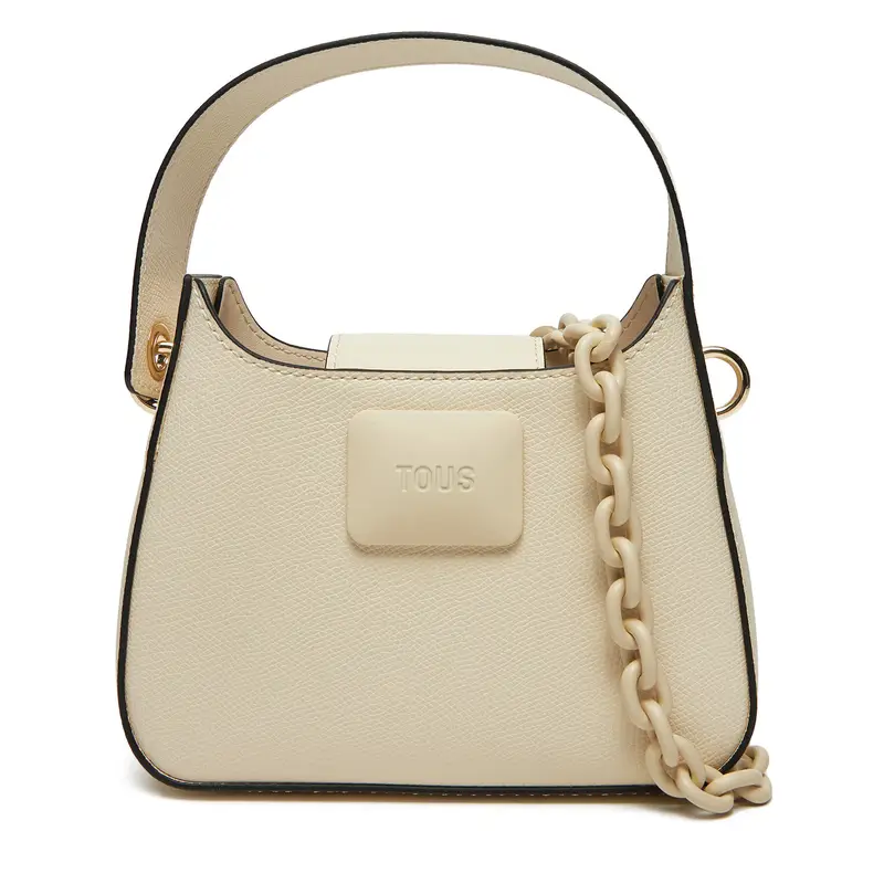 Borsetta TOUS Mini Bolso Hombro T Lucia 2002039501 Écru Écru