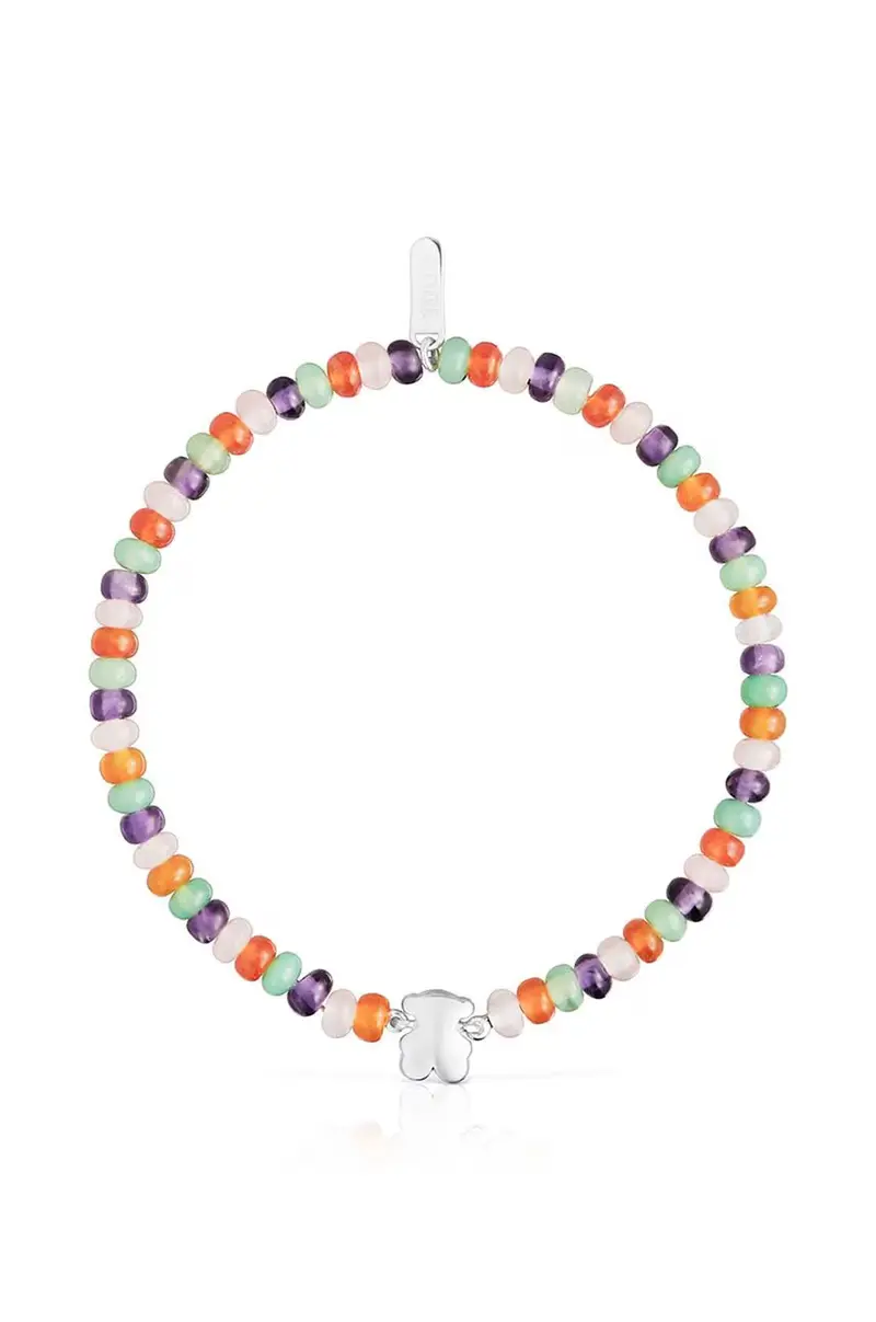 bracciale con pietre naturali Argento miniatura 2