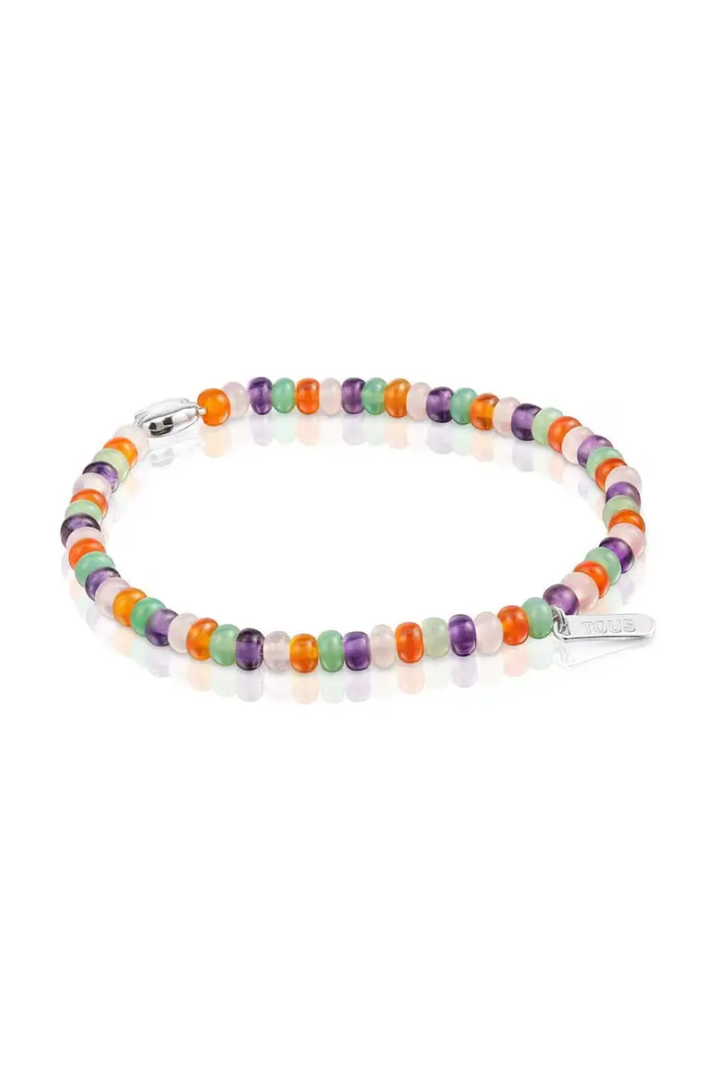 bracciale con pietre naturali Argento miniatura 3