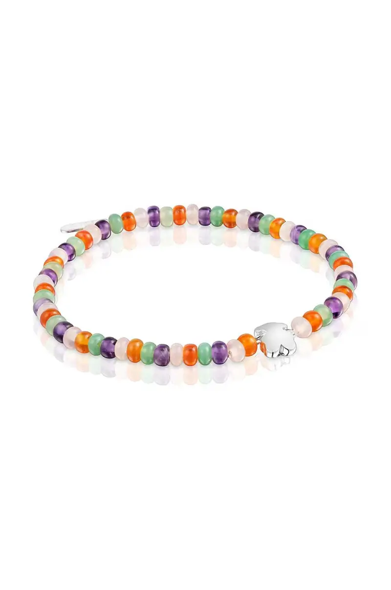 bracciale con pietre naturali Argento