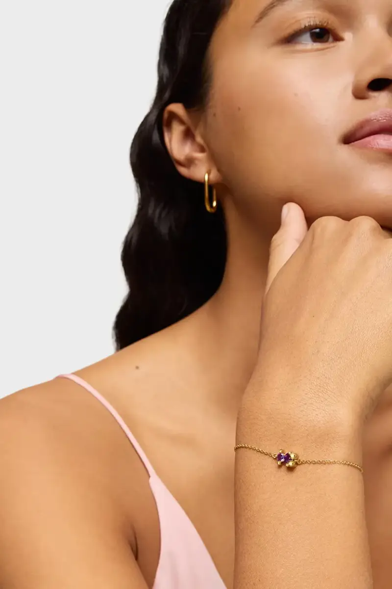 bracciale in argento placcato in oro Bold Bear Lab 1004253800 miniatura 4