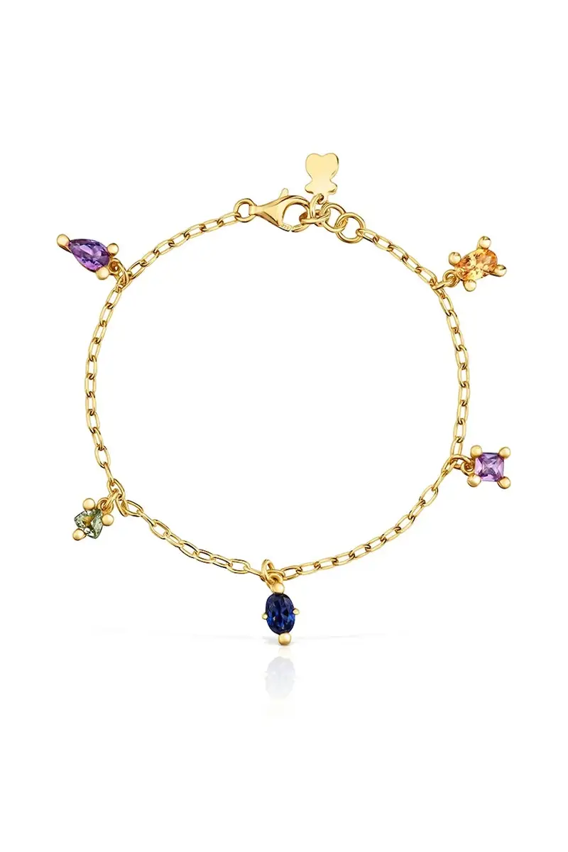 bracciale in argento placcato in oro Color Lab 1004249900