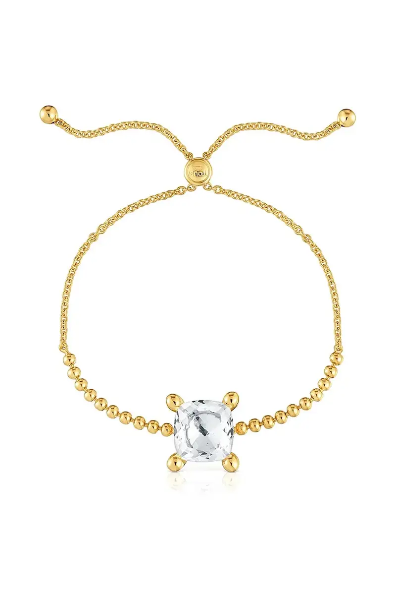 bracciale in argento placcato in oro Color White 1004235400