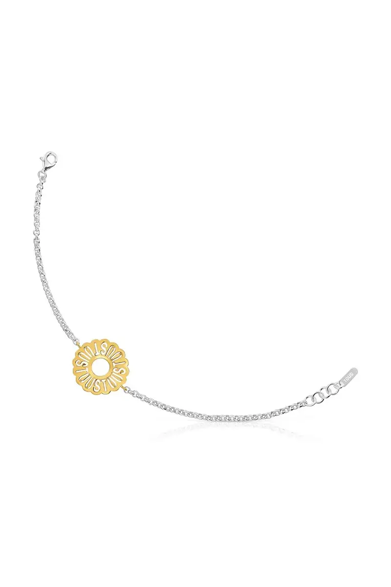 bracciale in argento placcato in oro Miranda 1004214800 miniatura 2