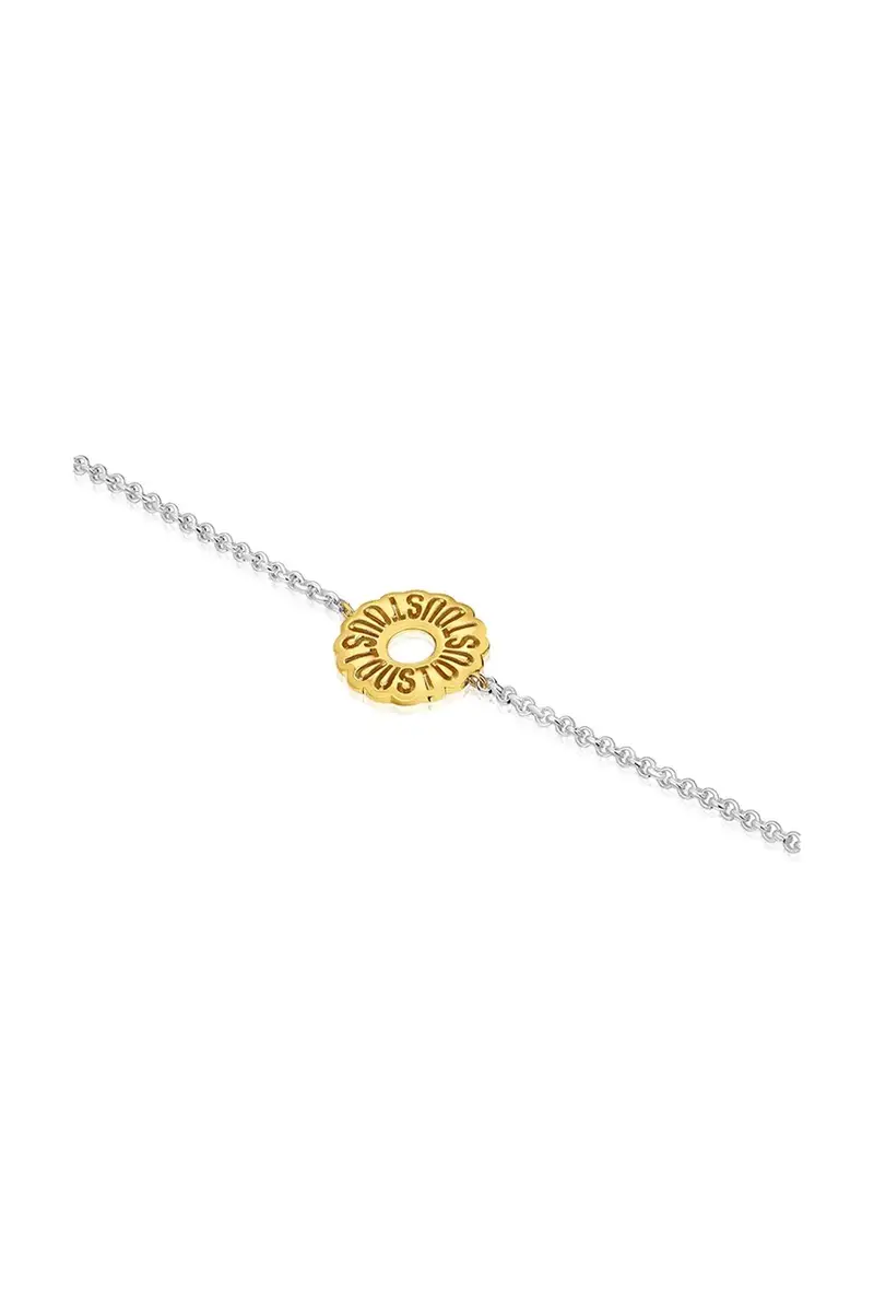 bracciale in argento placcato in oro Miranda 1004214800 miniatura 3