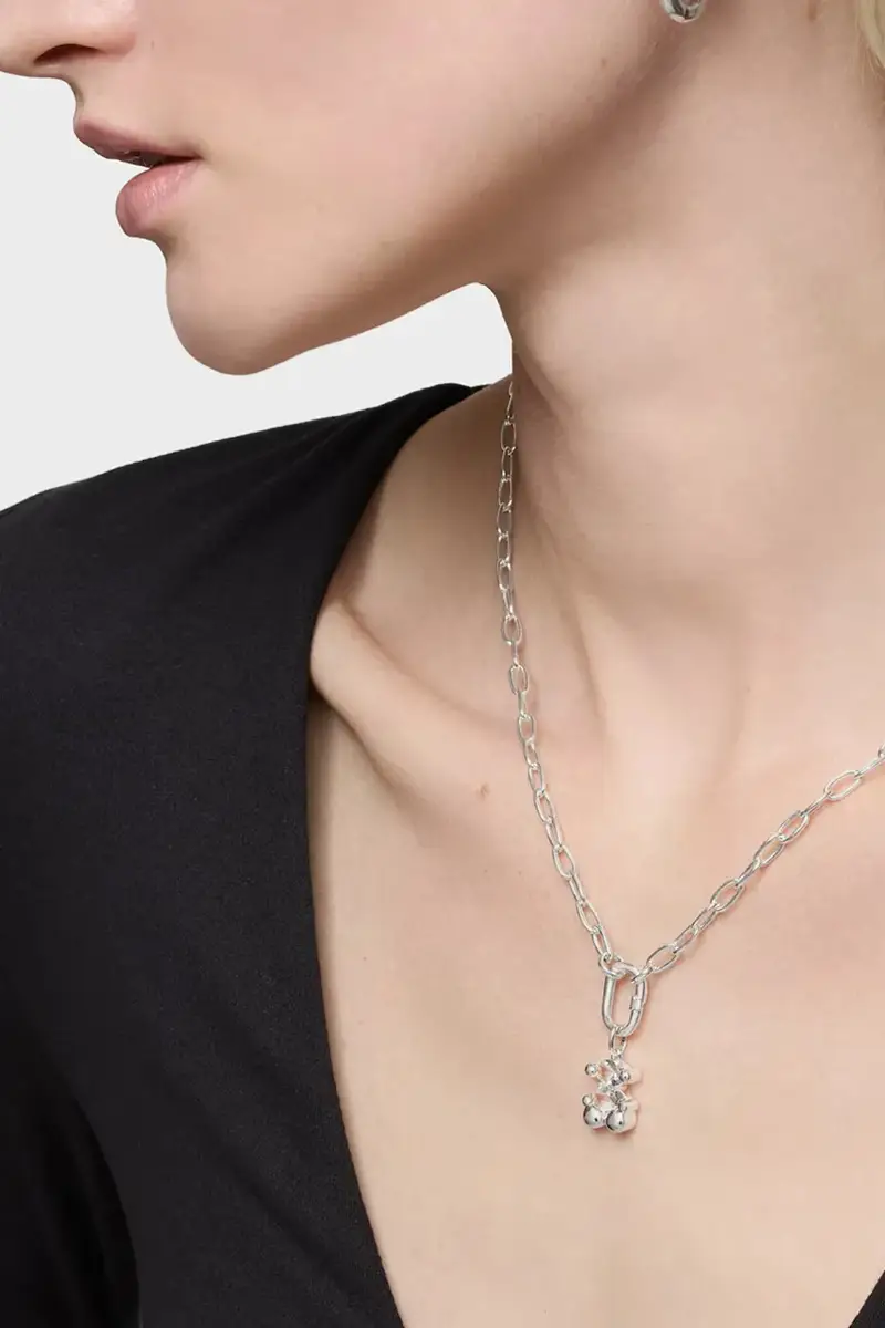 ciondolo in argento Bold Bear Gem miniatura 5