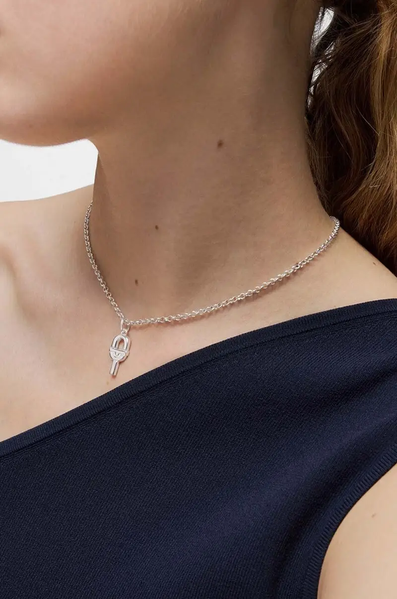 ciondolo in argento Manifesto miniatura 4