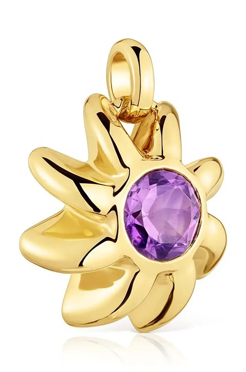 ciondolo in argento placcato oro 1004090400 miniatura 2