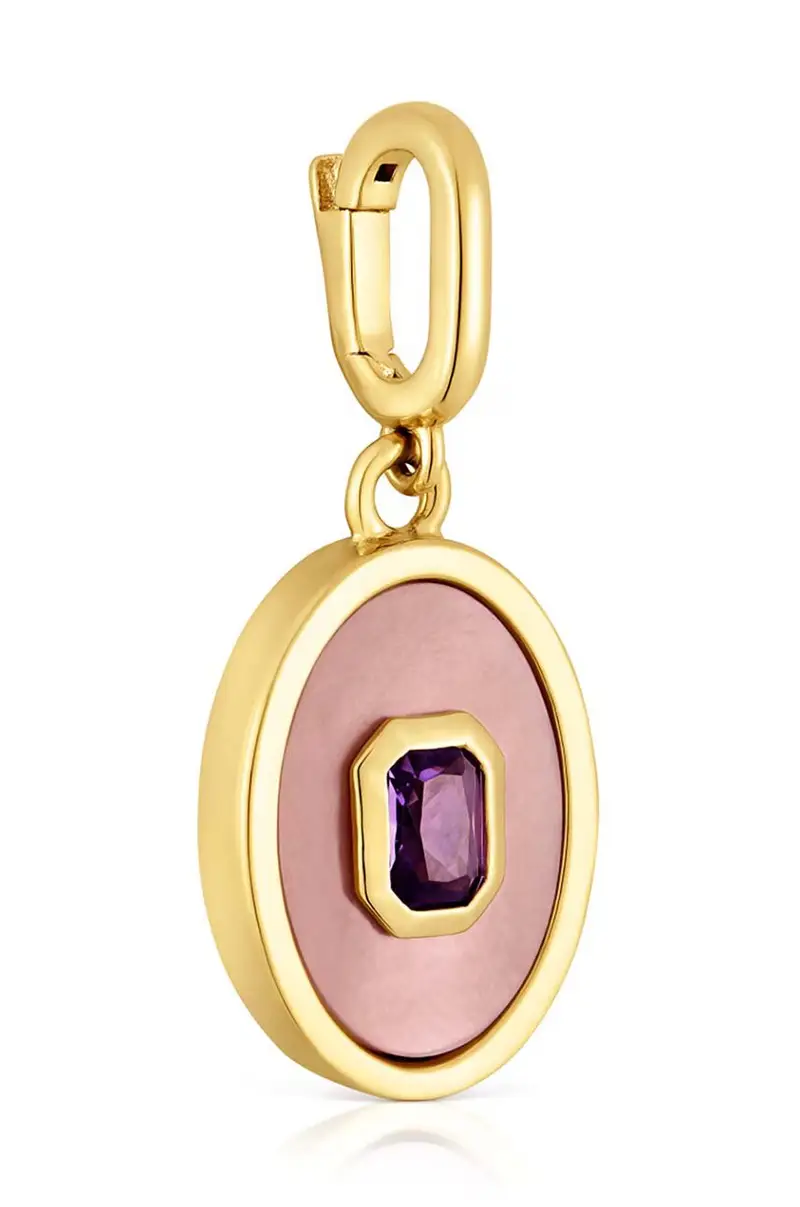 ciondolo in argento placcato oro 1004119000 miniatura 2