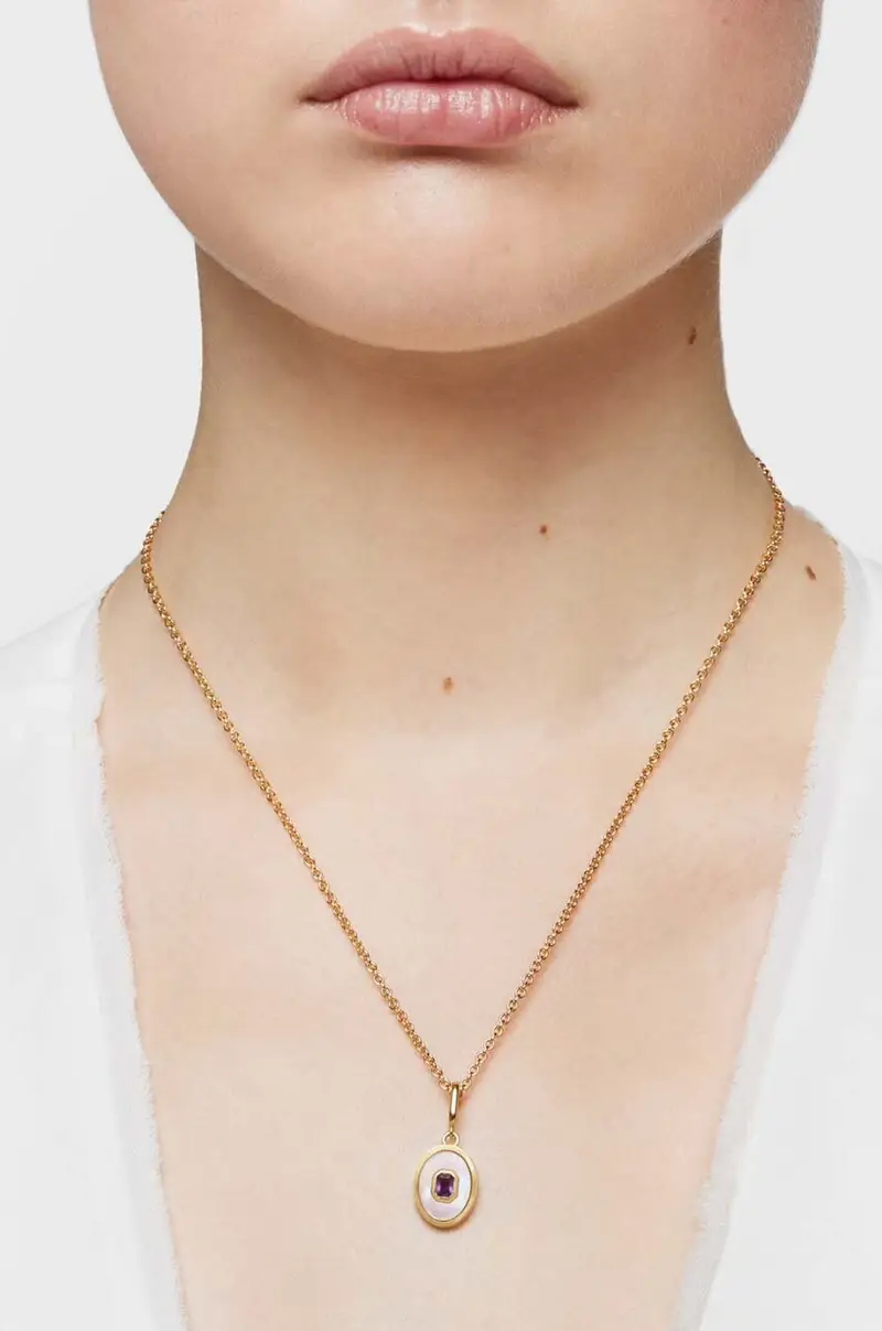 ciondolo in argento placcato oro 1004119000 miniatura 5